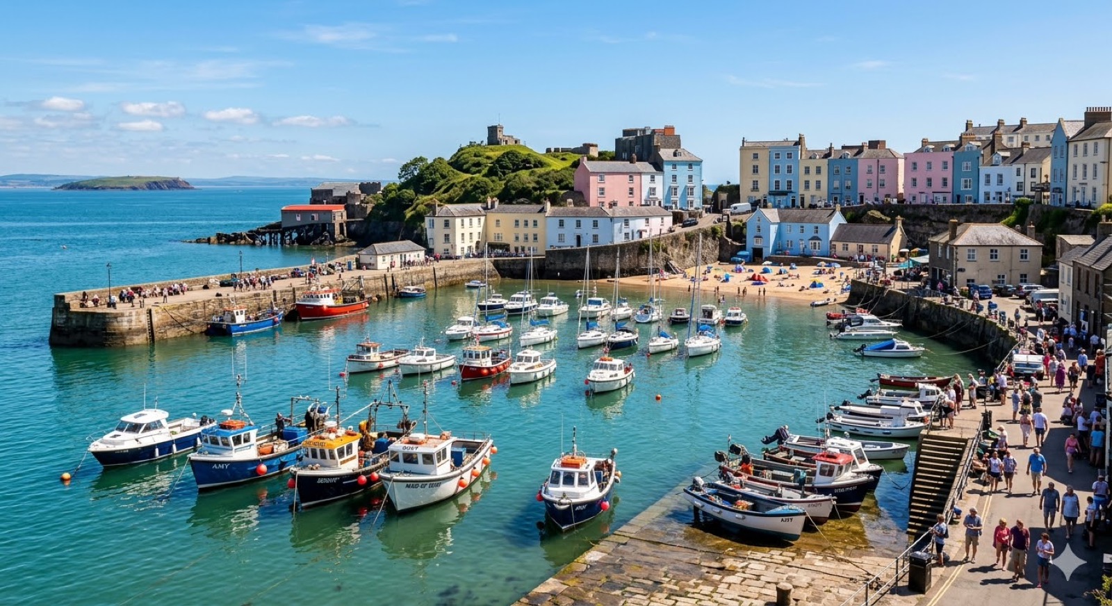 Tenby harbour, Pembrokeshire